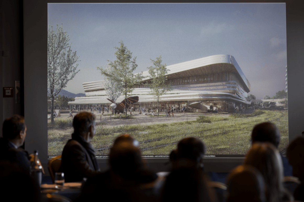 Voici en images la future patinoire de Trèfle Blanc de Genève Le Bonbon