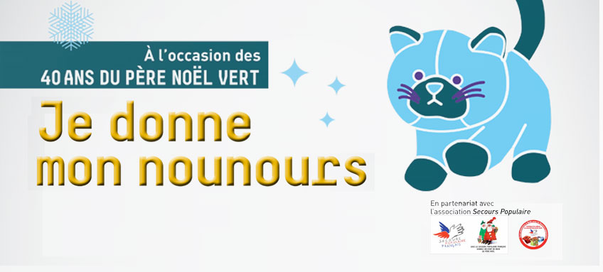 je donne mon nounours