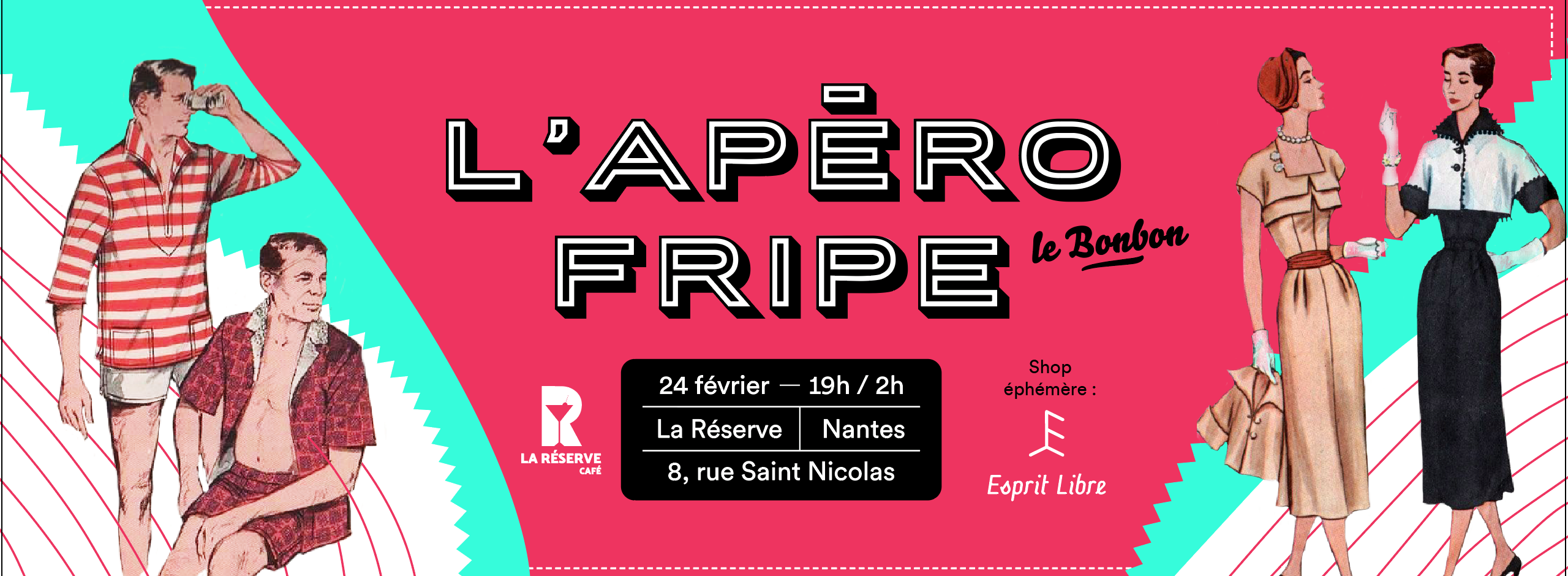 aperofripe du bonbon nantes la reserve esprit libre friperie