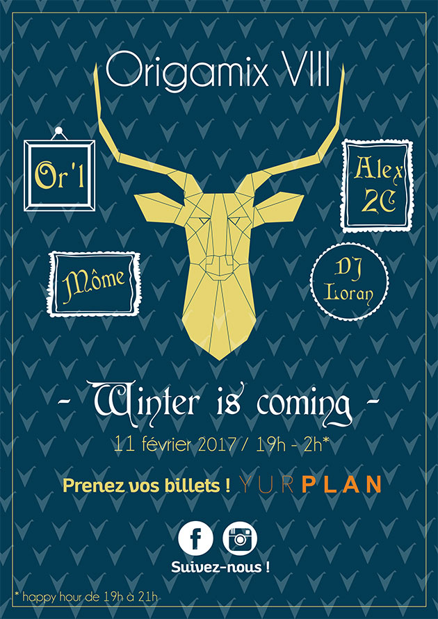 origamix winter is coming vertigo soiree nantes