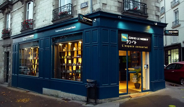 espace sensoriel dans le noir