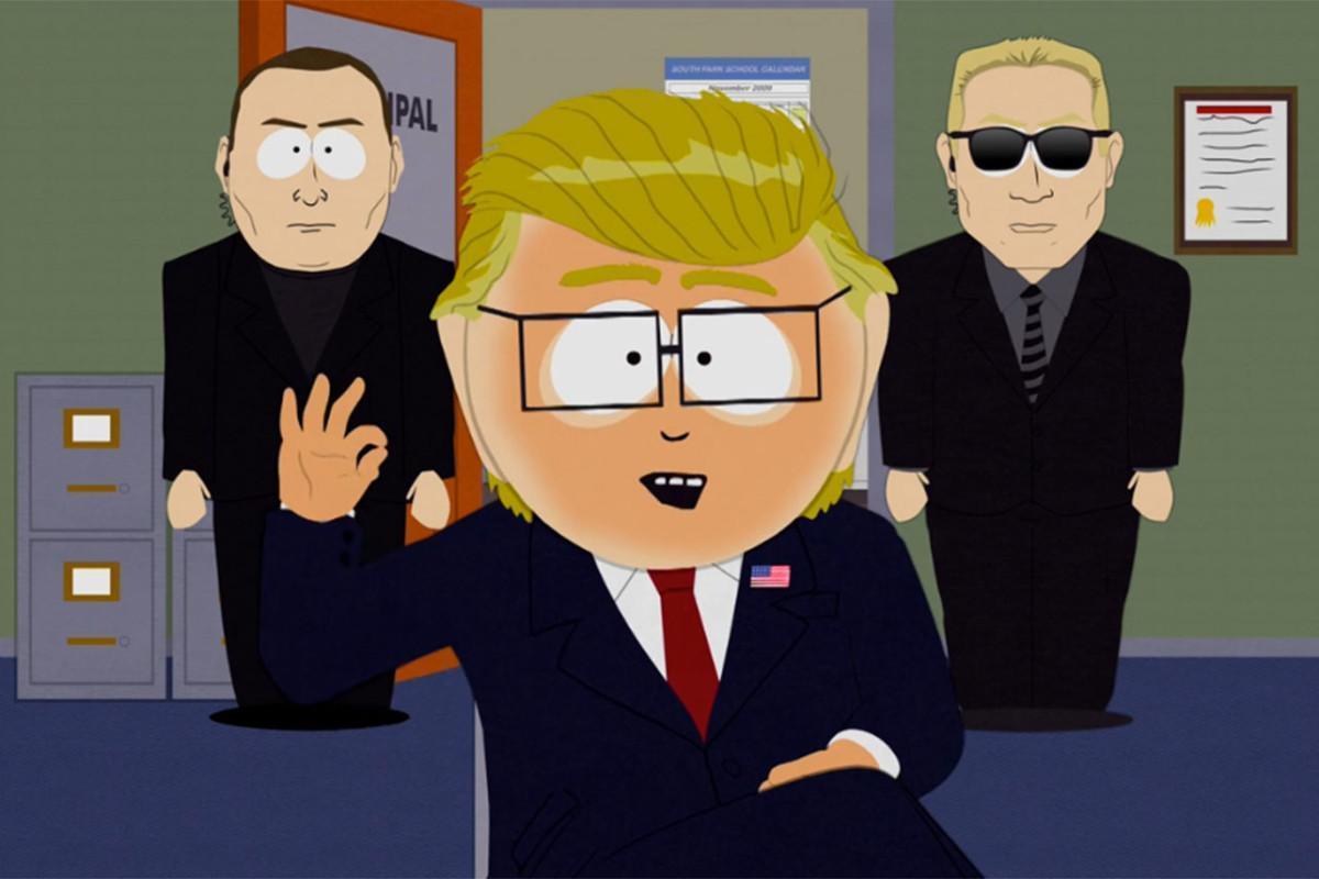 Trump-South Park-fiction-réalité