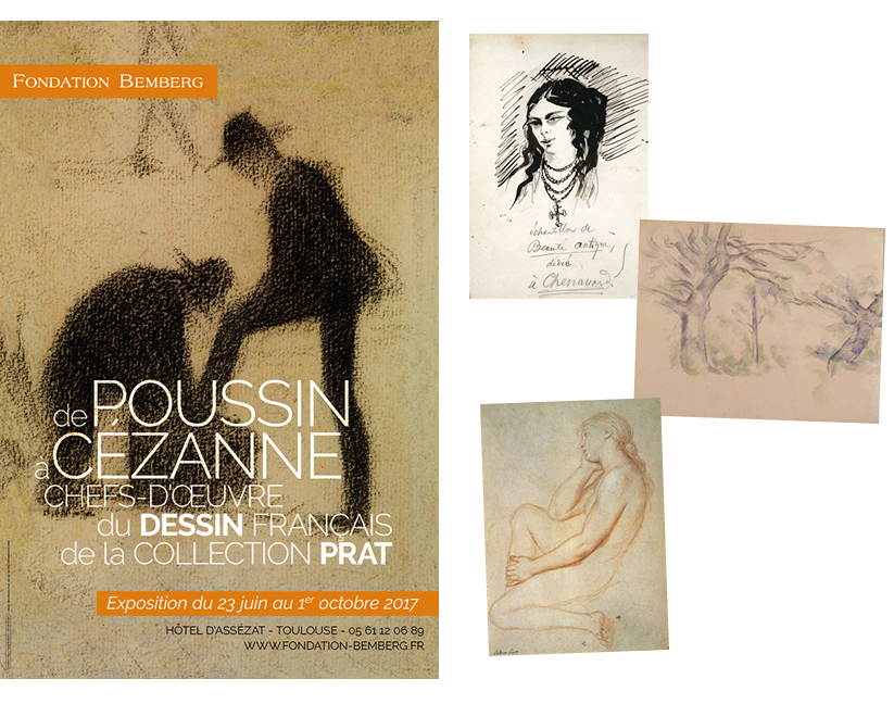 De POUSSIN à CÉZANNE, Chefs-d'oeuvre du dessin Français de la collection PRAT