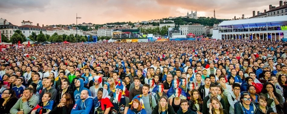 Bellecour fan zone football coupe du monde