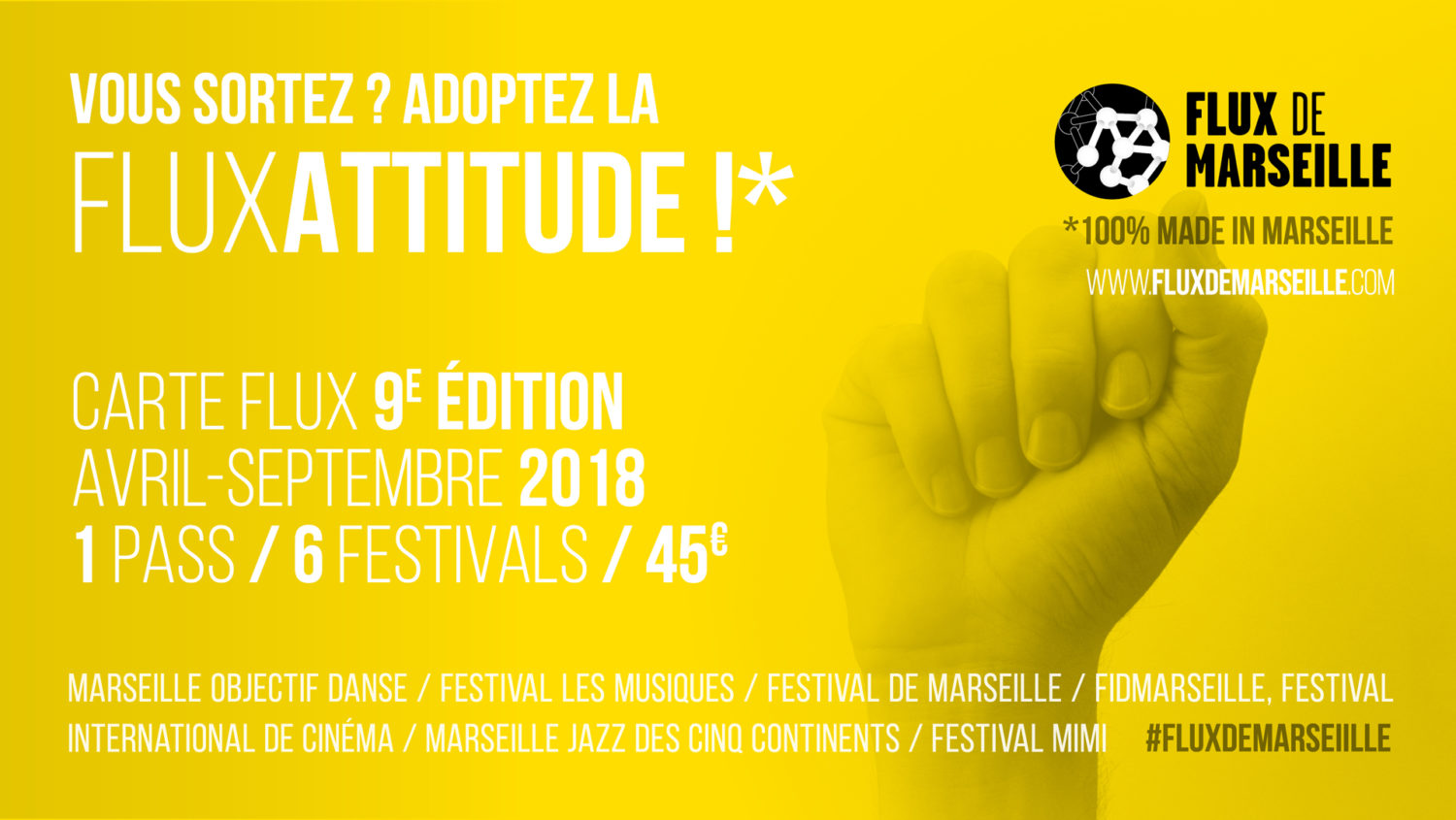WAAW Carte Flux Festivals Marseille 2018