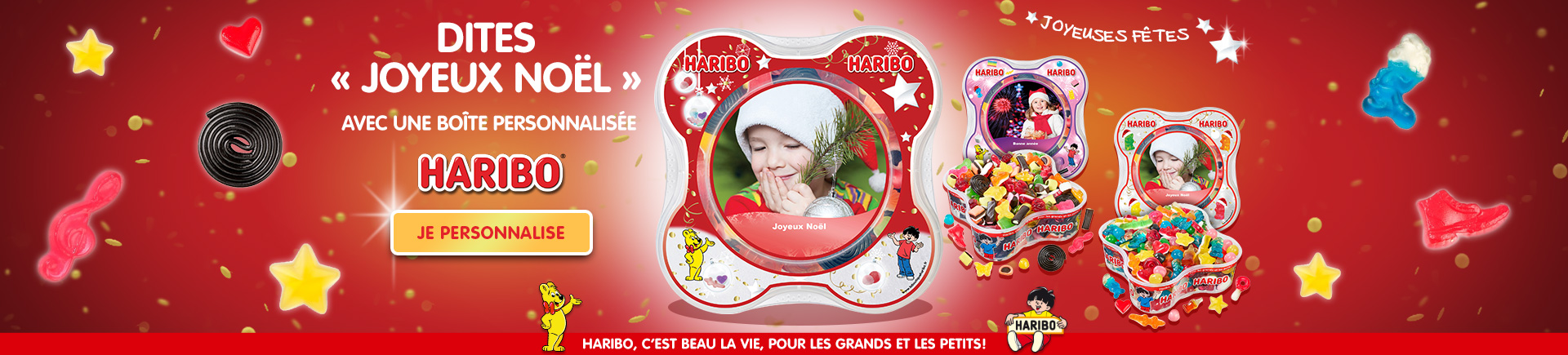 ALERTE BONBONS : Gagne ta boîte de bonbons personnalisée HARIBO