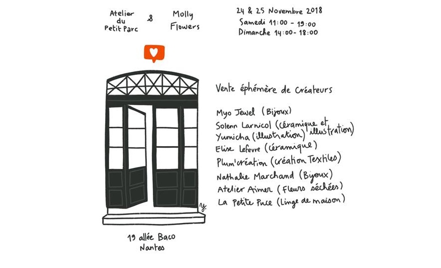 vente ephemere createurs