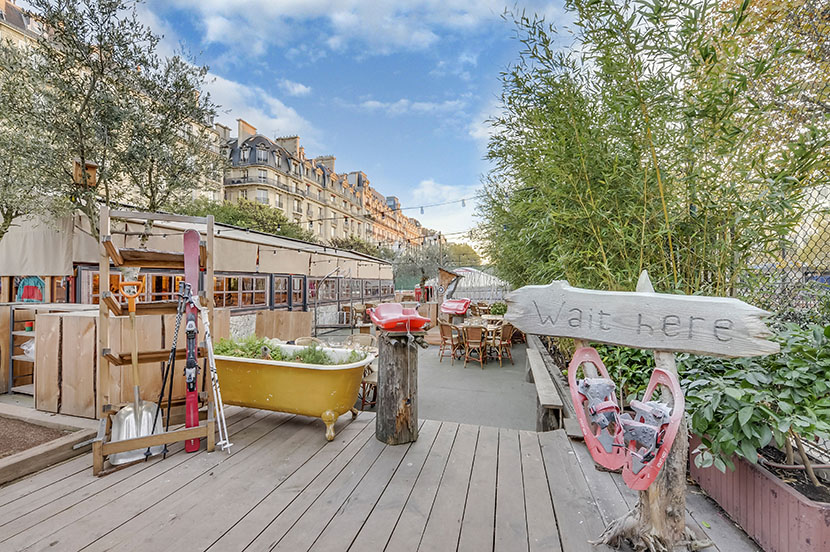 il cottage restaurant paris terrasse