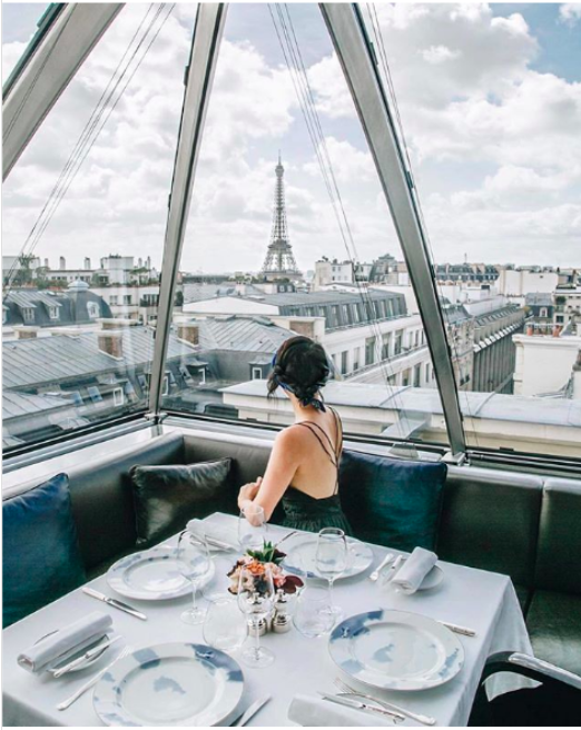 restaurant montmartre vue tour eiffel