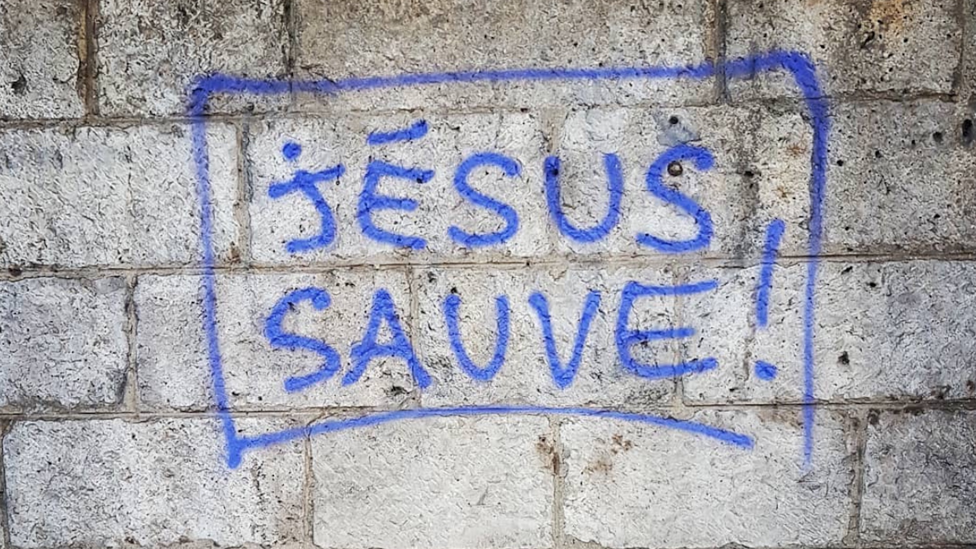 L’auteur des mystérieux tags <cite>"Jésus sauve !"</cite> démasqué 1awi8z9kbz