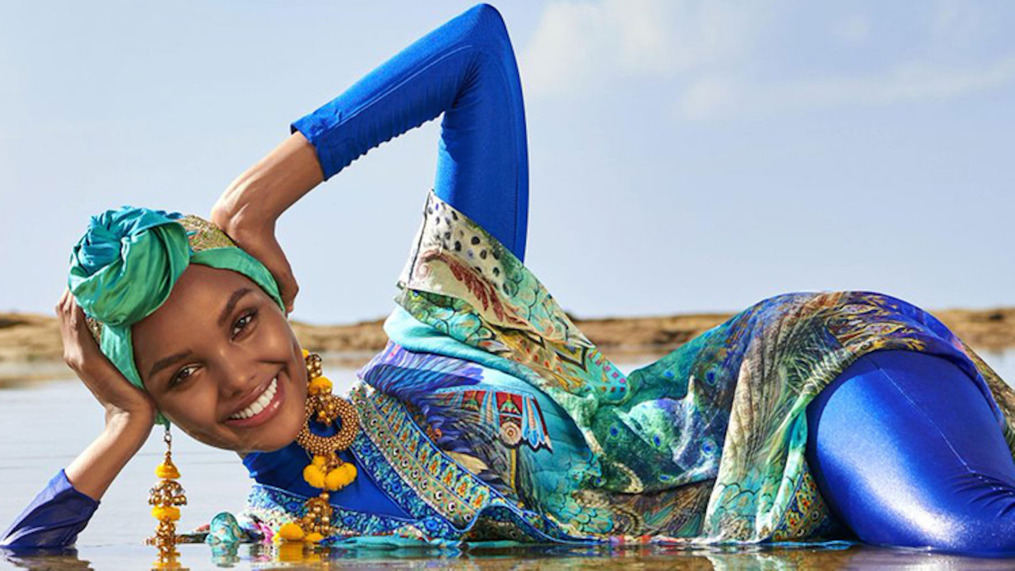 Grande première : un mannequin pose en burkini et hijab licnjb0wp8