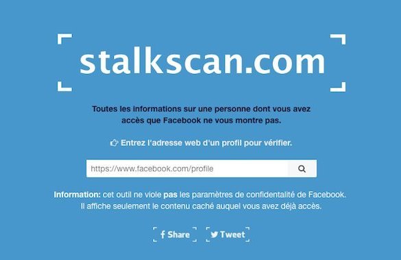 Stalkscan Stalkskan : Le site qui montre le contenu que Facebook nous cache | Le ...