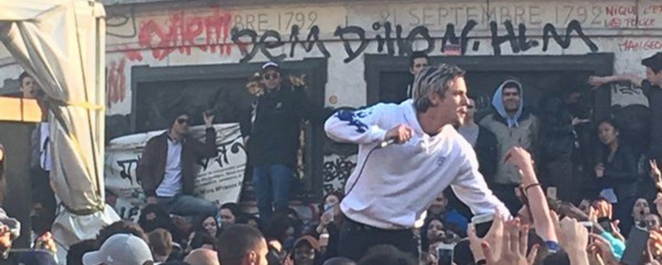 Nuit Debout : Nekfeu enflamme République avec un concert improvisé p906kypl22