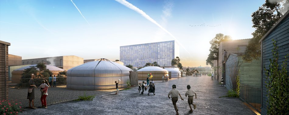 On a visité le nouveau centre d’hébergement humanitaire pour migrants tt5agsty86