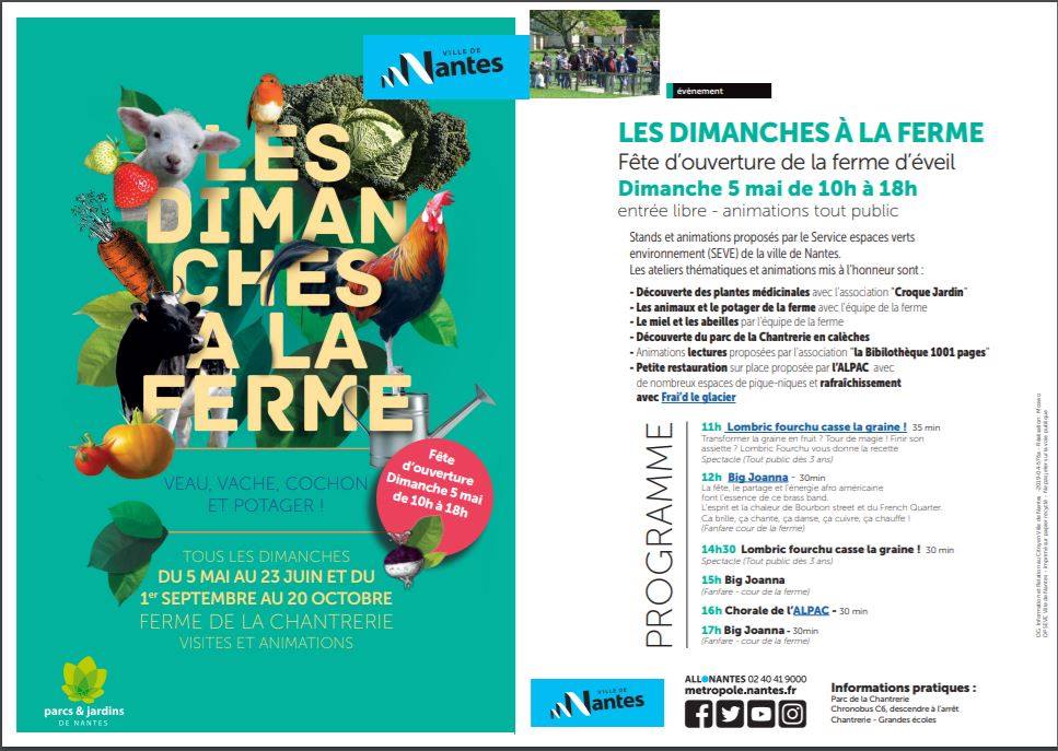 dimanches &agrave; la ferme nantes