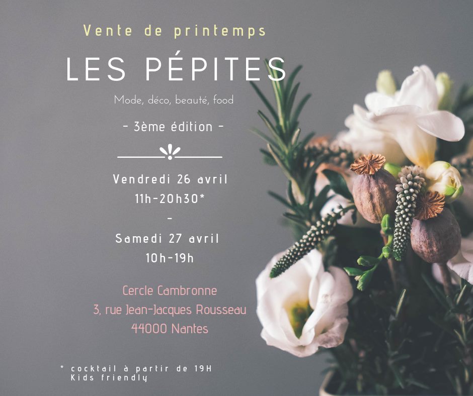vente createurs les pepites nantes