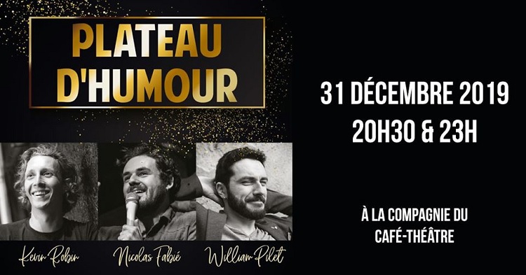 plateau d'humour compagnie café théâtre nantes réveillon 31 décembre