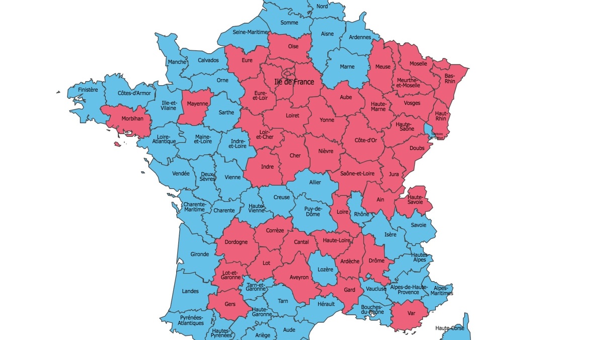 Voici La Carte Non Officielle Du Deconfinement Par Departements