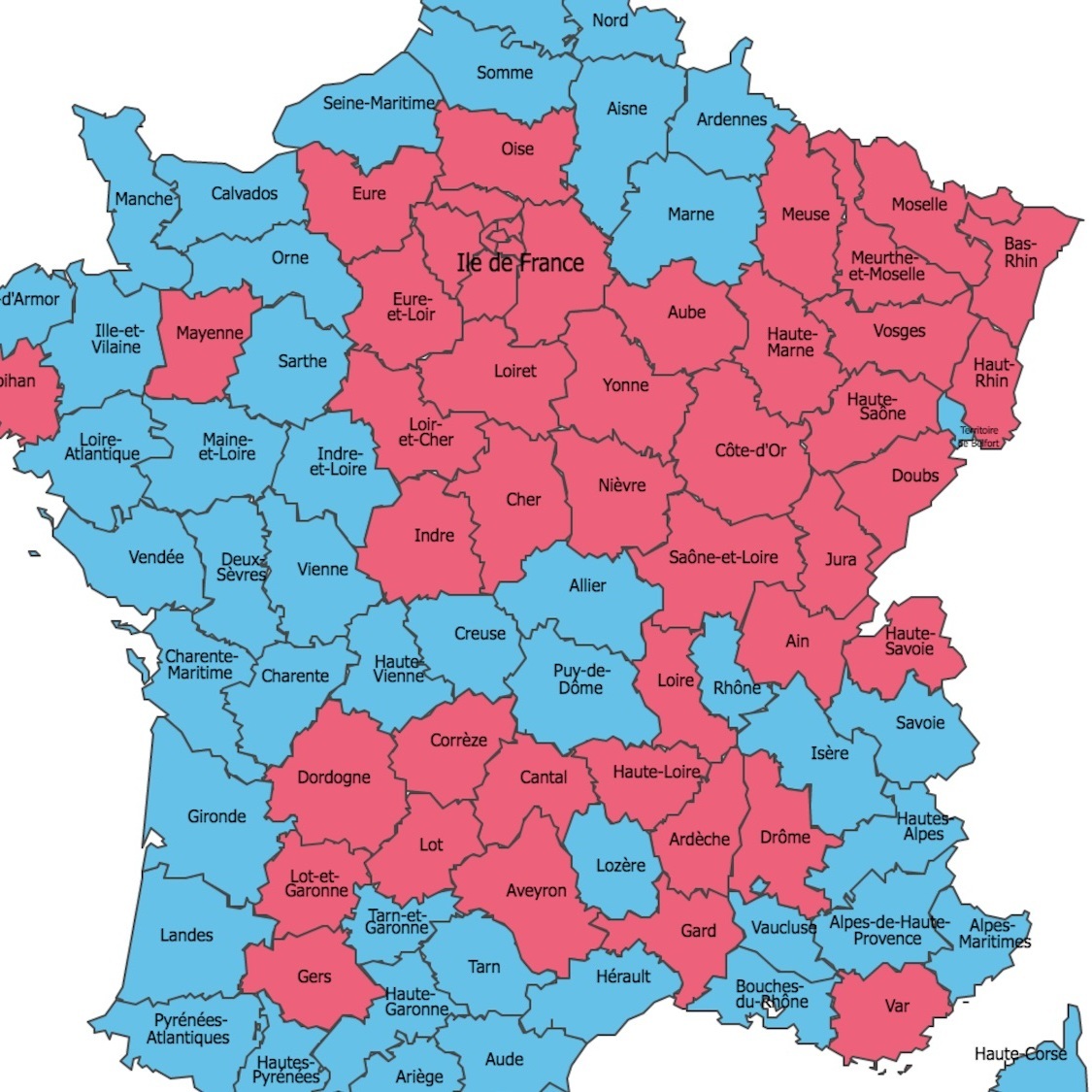 Voici La Carte Non Officielle Du Deconfinement Par Departements