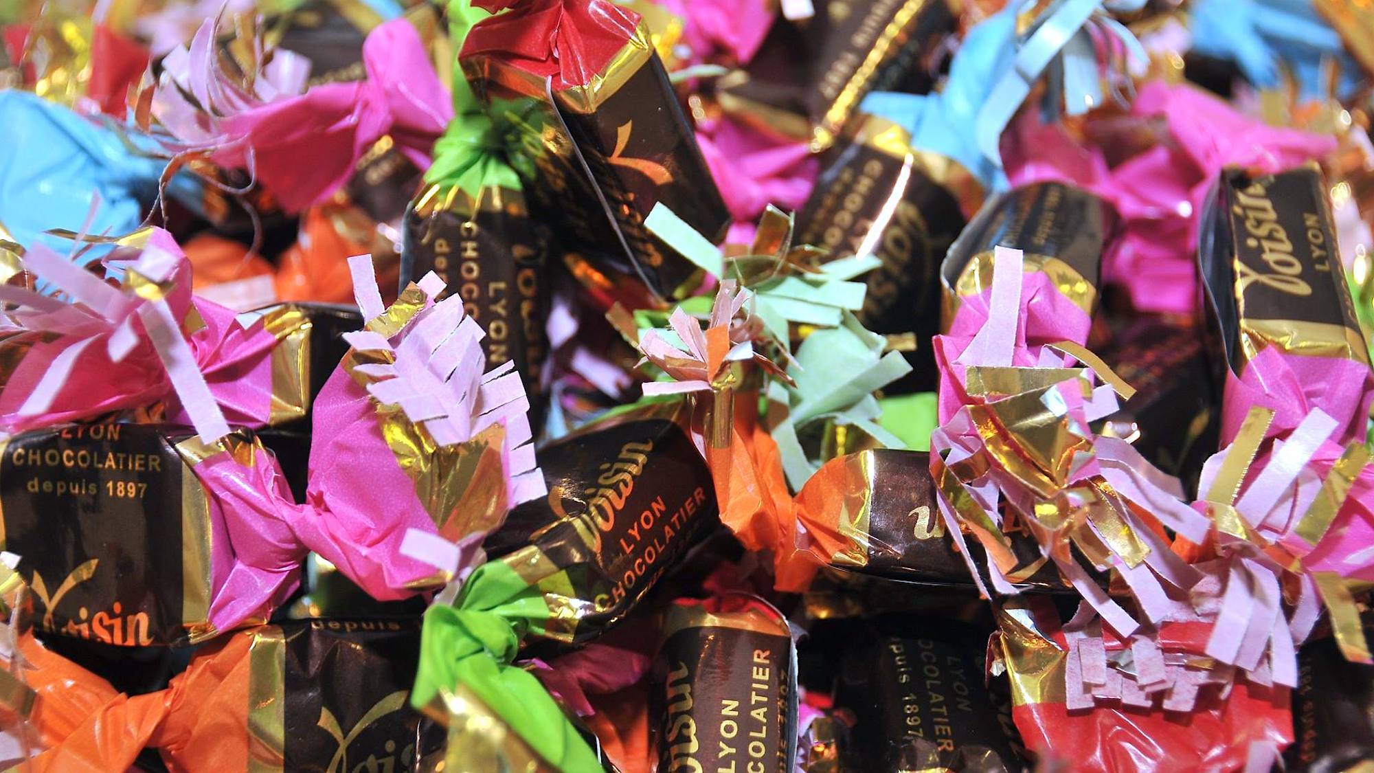 Papillotes Voisin assorties (chocolat) - Voisin chocolatier