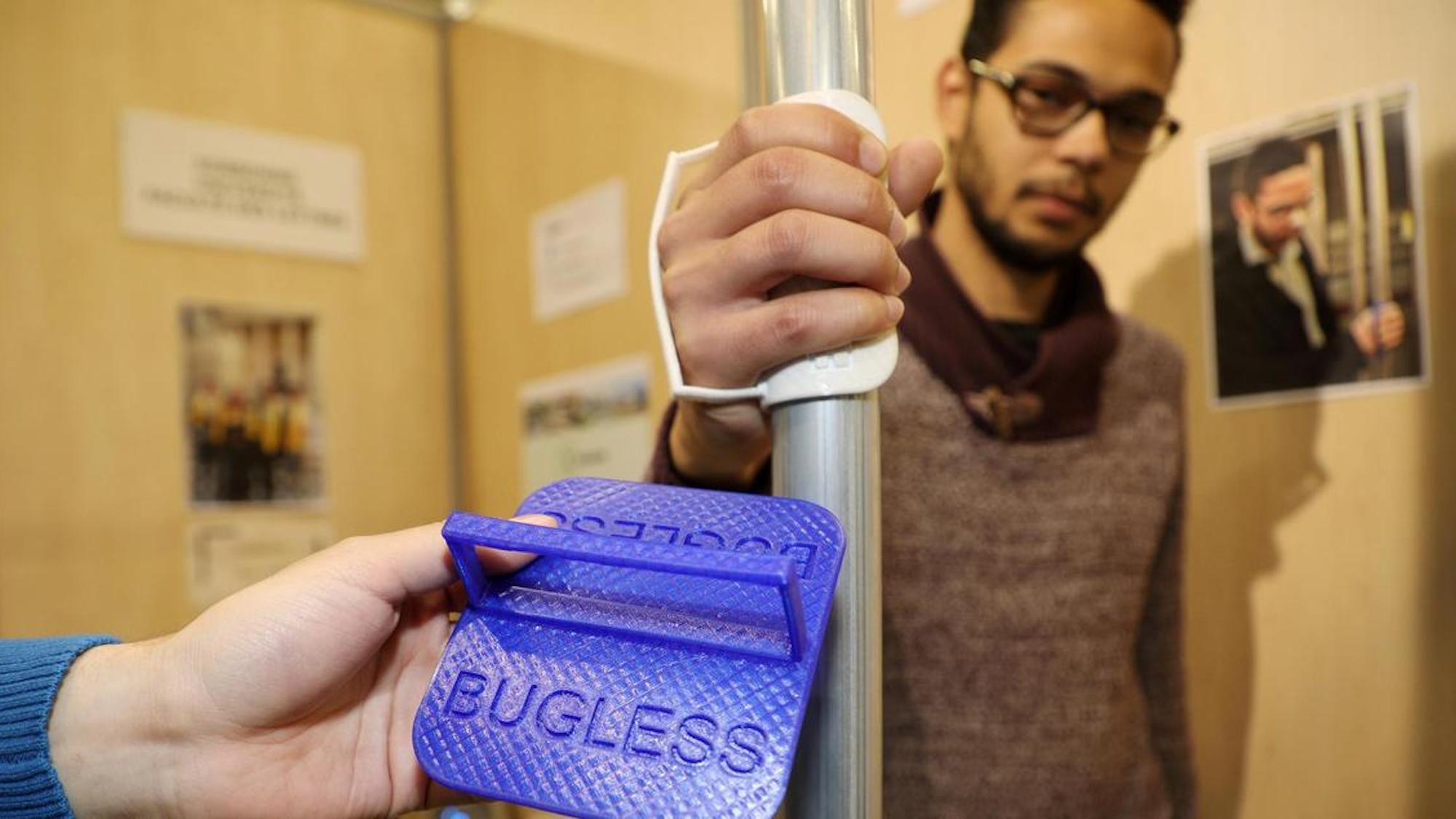 Des étudiants français ont inventé une poignée anti-microbes pour les transports en commun 287beb62-6fc7-11e9-bdda-8be8d5788f01-1