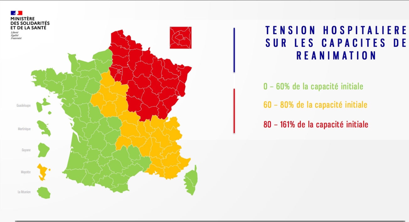 Voici la carte officielle du déconfinement