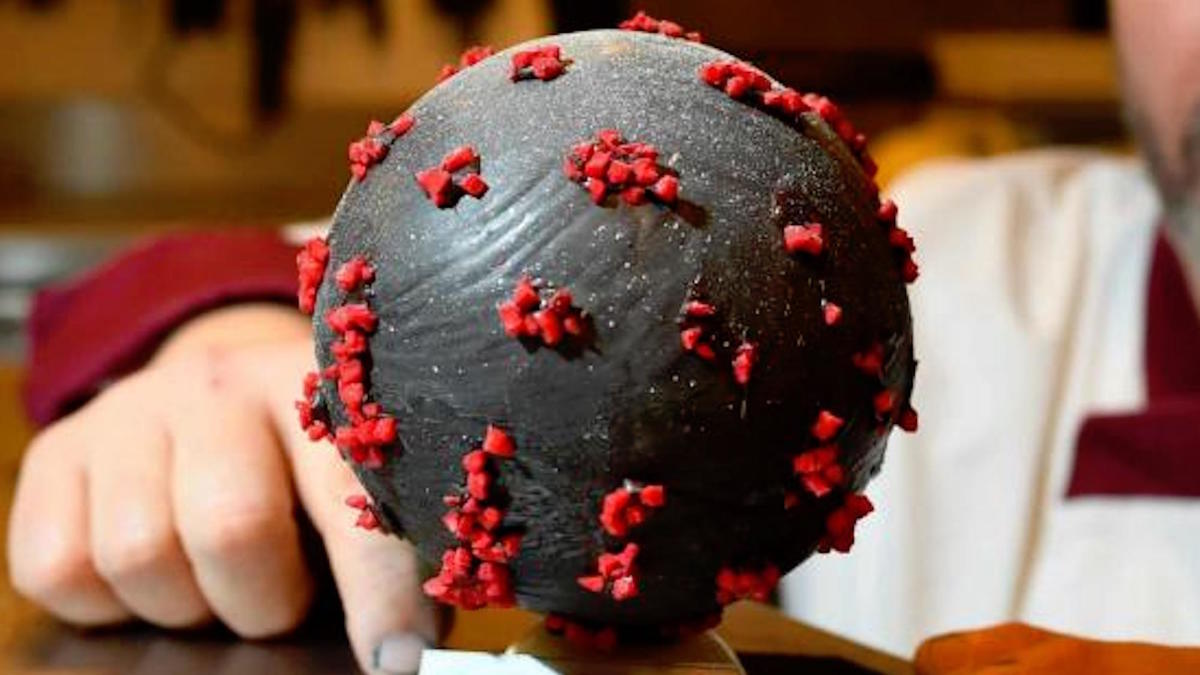Coronavirus un pâtissier crée des chocolats en forme de virus Le Bonbon