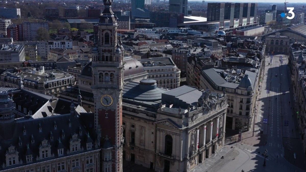 Une vidéo sublime de Lille vue du ciel et désertée pendant ...