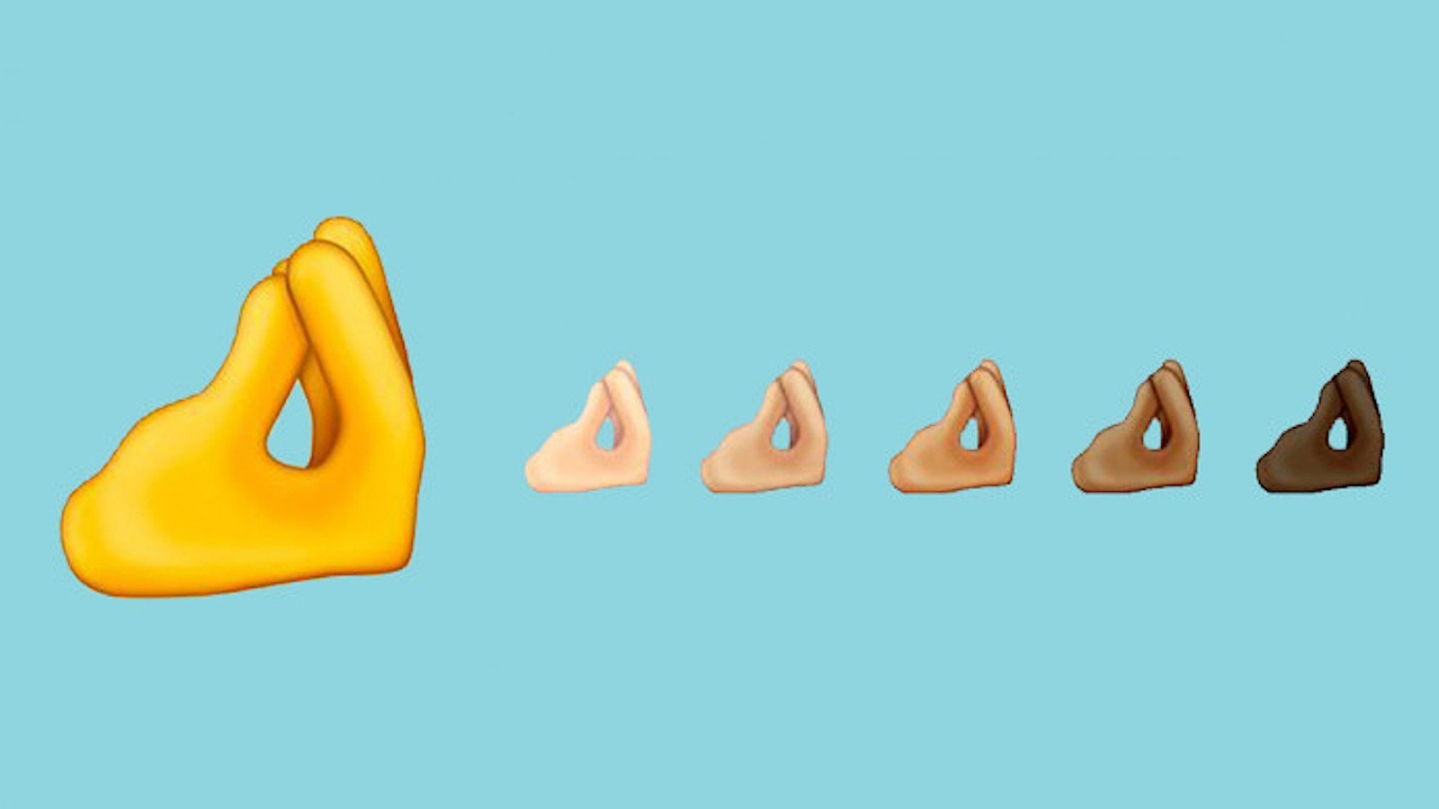 La gestuelle italienne des doigts pincés devient un emoji italie