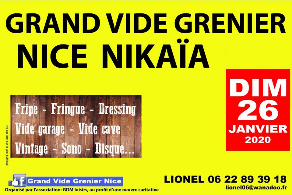 vide grenier nice source FB