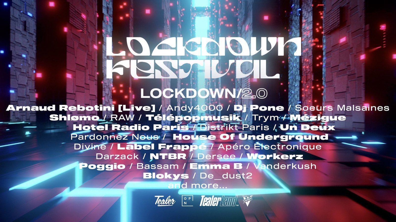 Lockdown Festival 2.0 Events Nuit