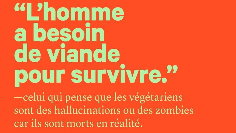 Cette graphiste répond en punchlines aux clichés sur les vegans homme