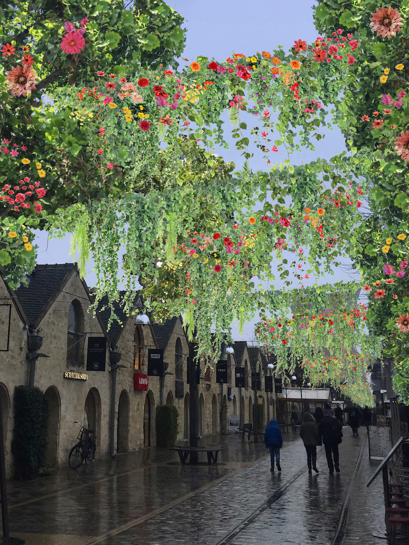 Un magnifique ciel de fleurs va envahir une rue parisienne | Le Bonbon