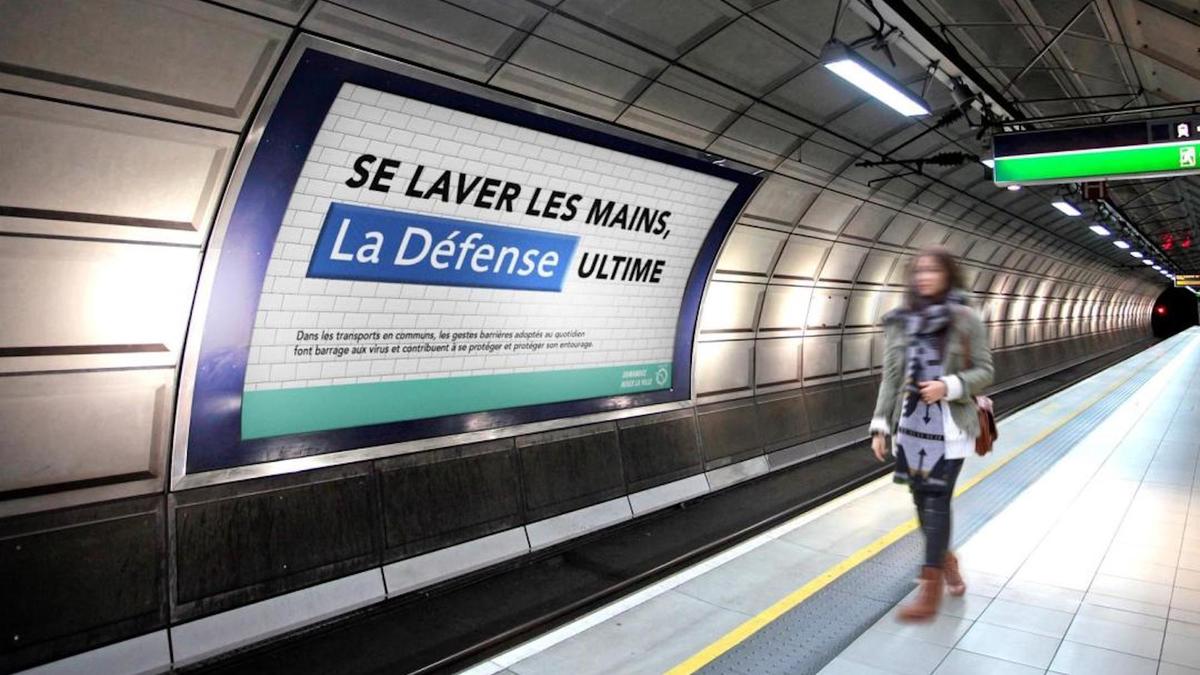 5 noms de station de métro détournés pour sensibiliser aux gestes barrières