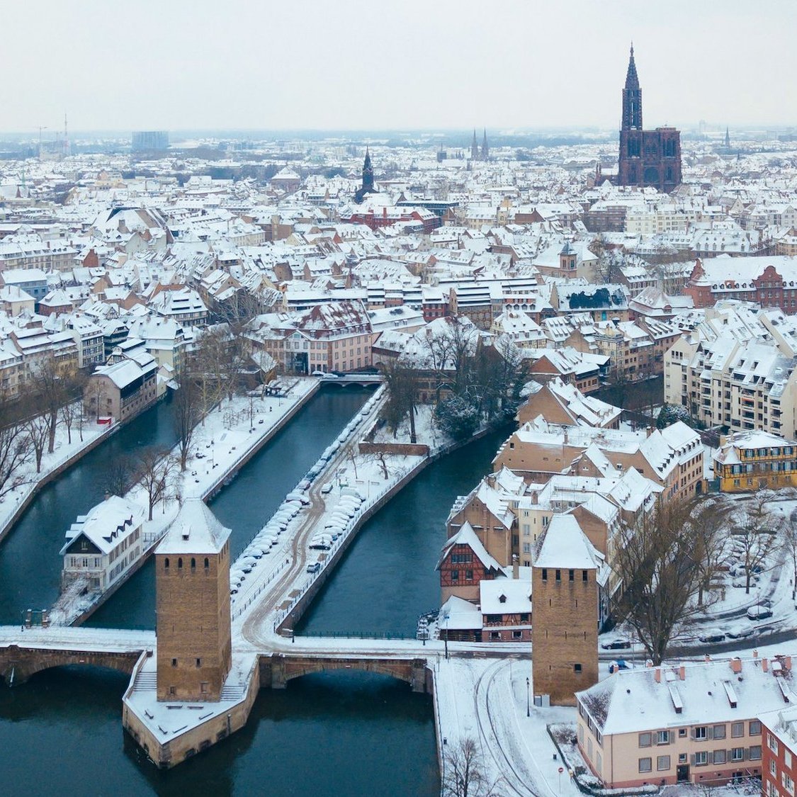 Les Plus Belles Photos De La Neige A Strasbourg Et En Alsace
