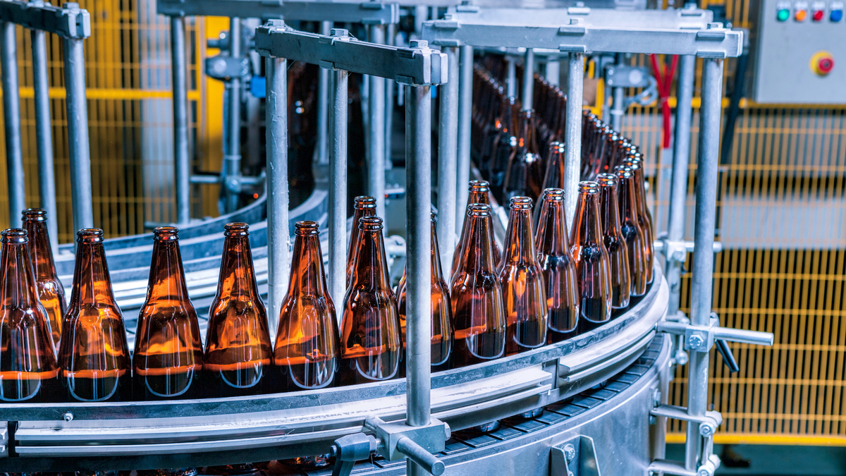 Near Lyon, breweries empty their beer barrels at sacrificed prices