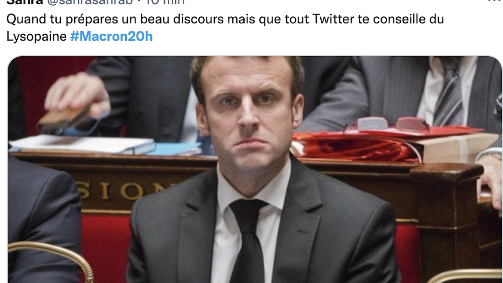 Allocution de Macron : les réactions les plus drôles des internautes ...