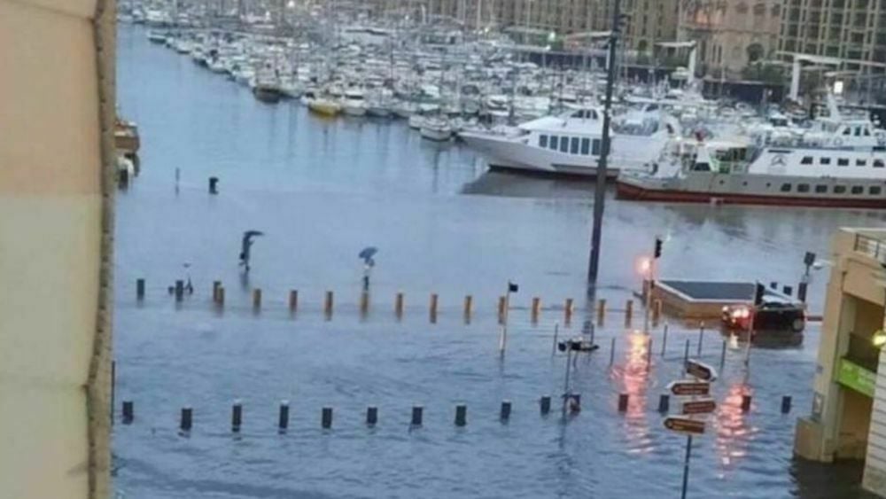 Inondation vieux port marseille