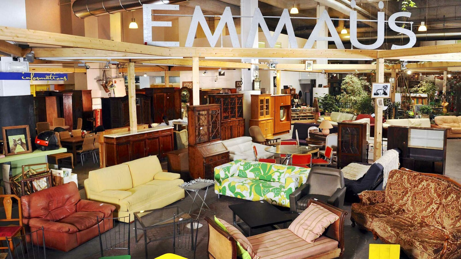 BON PLAN Emmaüs propose ses meubles et objets à 50 pour les