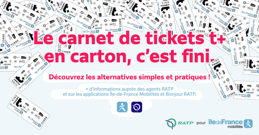 RATP tickets de métro