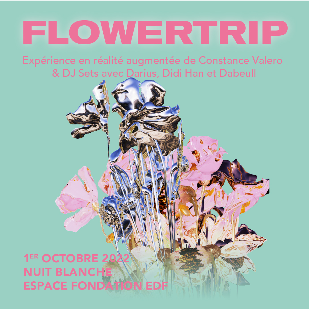 Flowertrip Fondation groupe EDF Nuit Blanche