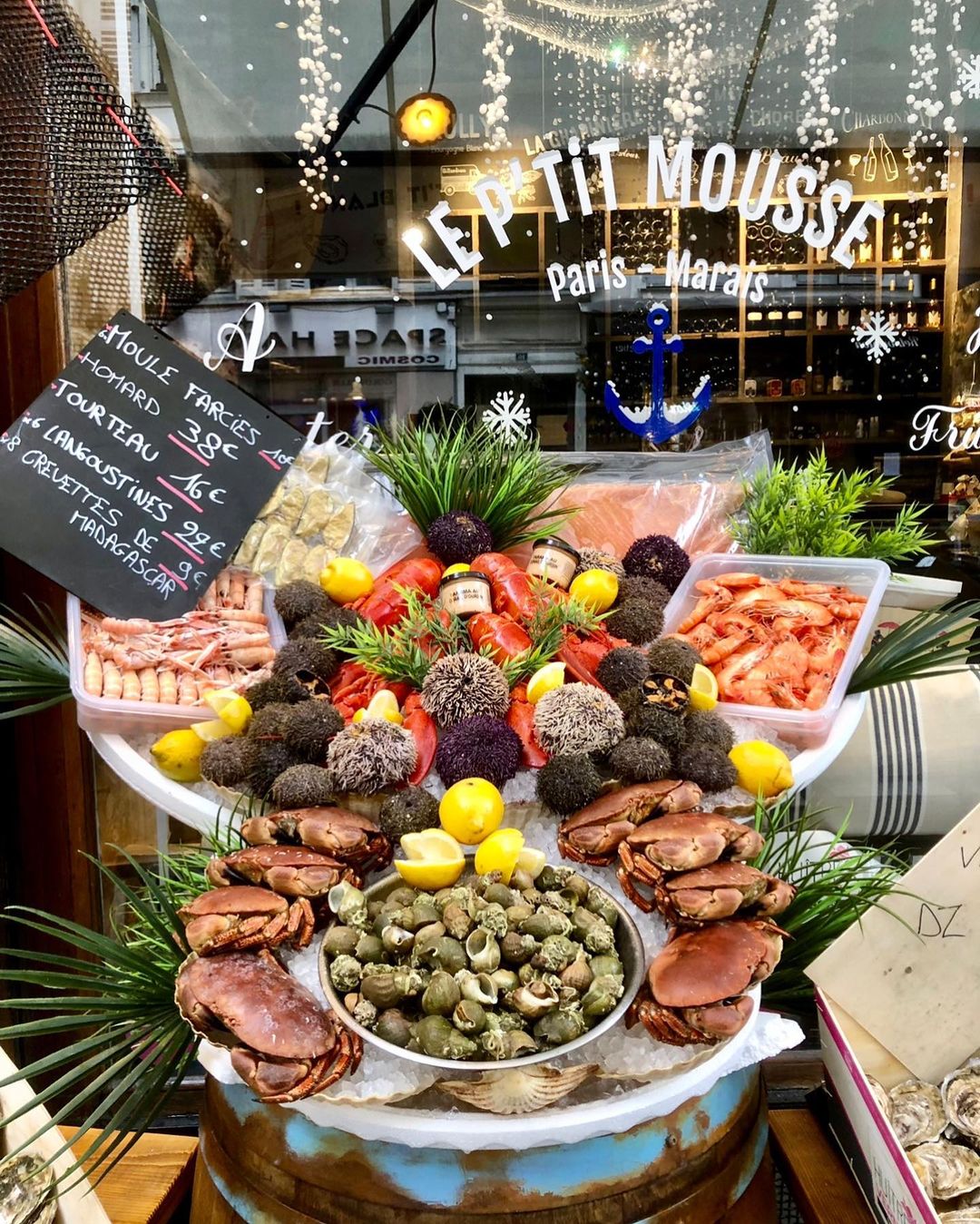 Le P'tit Mouss restaurant fruits de mer à Paris