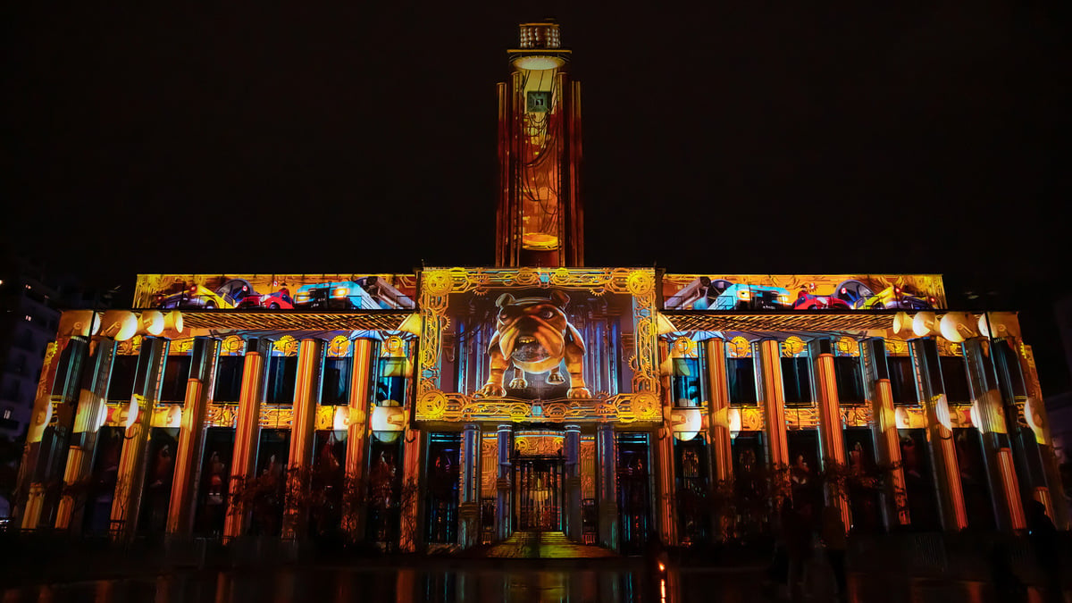 A sound and light show enchants Villeurbanne every evening until the end of the year |  Shows