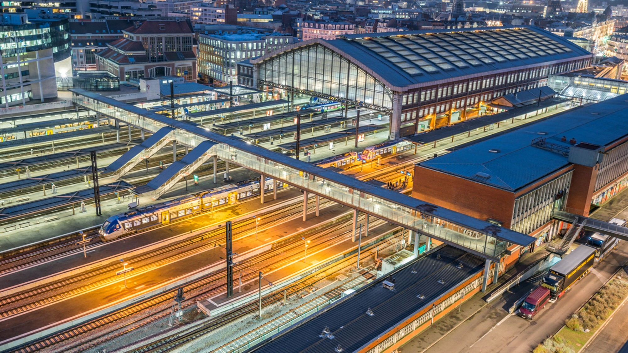 A cause de la tempête, la circulation des TER est interrompue à Lille jusqu'à demain train-annul-lille