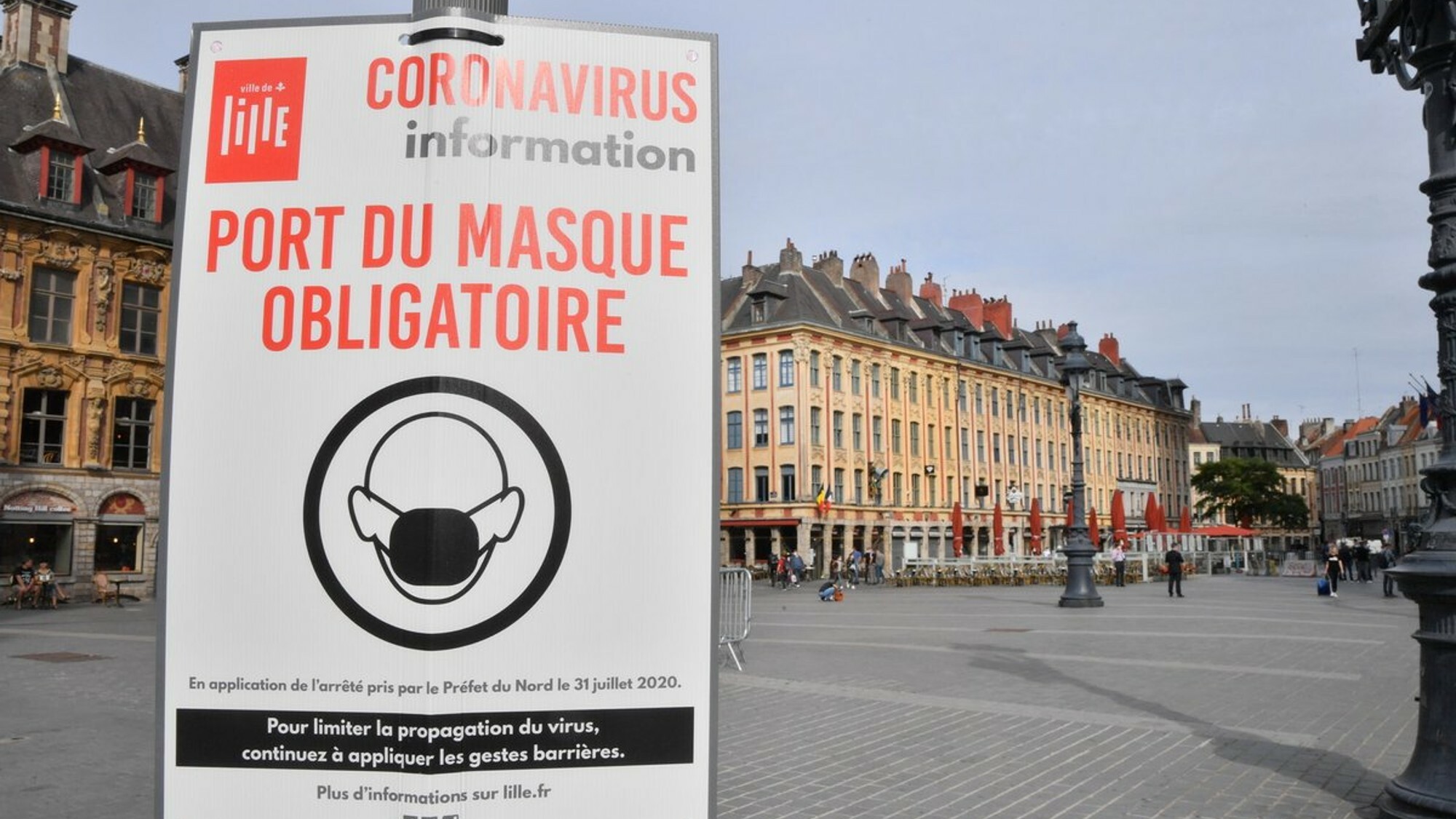 A partir d'aujourd'hui, le masque est de nouveau obligatoire en extérieur à Lille masque-obligatoire-lille