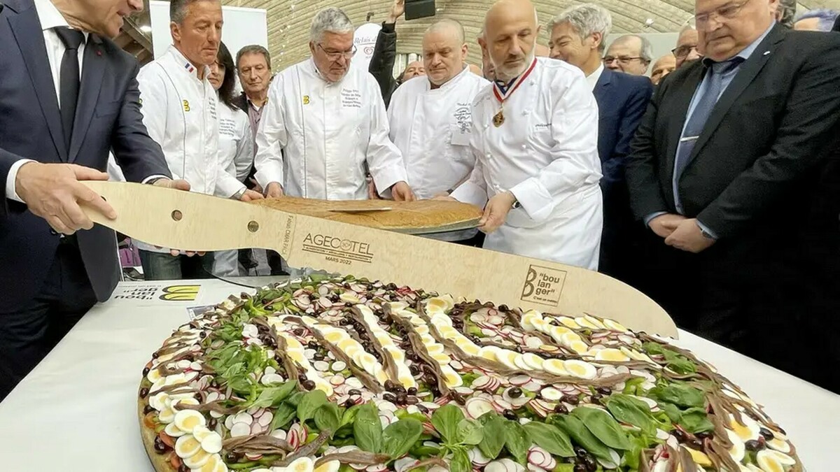 In Nice, a pan bagnat more than a meter long enters the Guinness Book of Records |  News