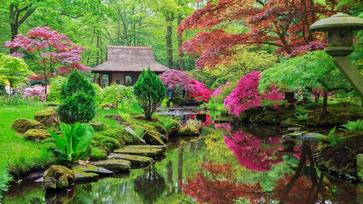Le saviez-vous : un sublime jardin japonais se cache véritablement
