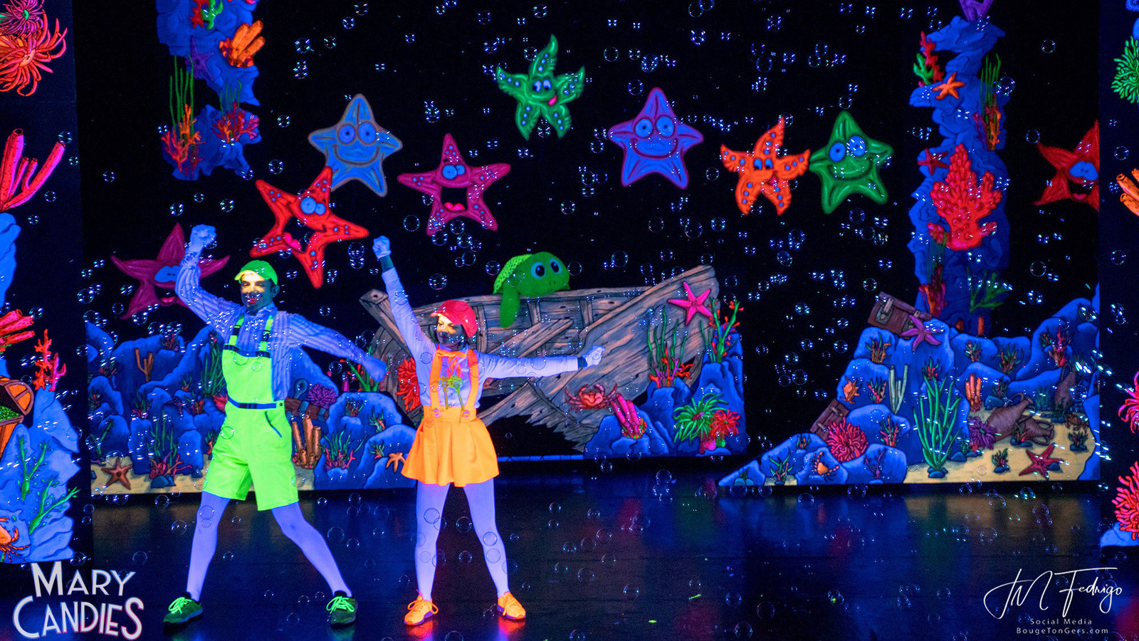 Mary Candies le spectacle musical, féerique et fluorescent débarque à