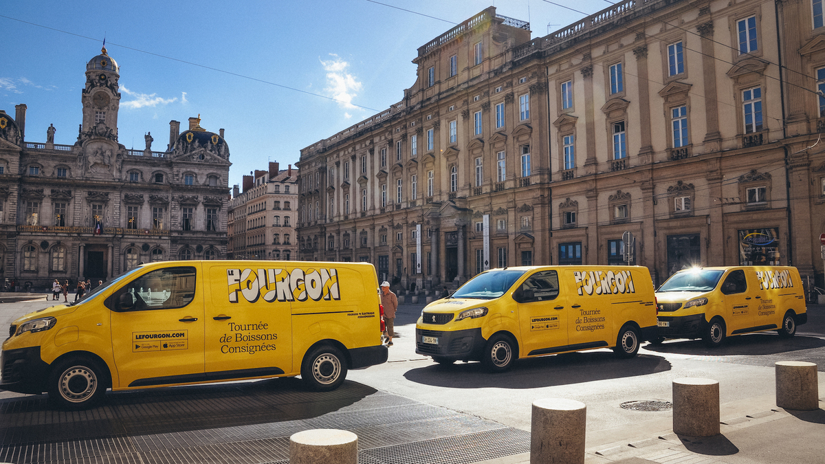 Le Fourgon, le nouveau service de livraison de boissons consignées arrive à  Lyon et ses environs