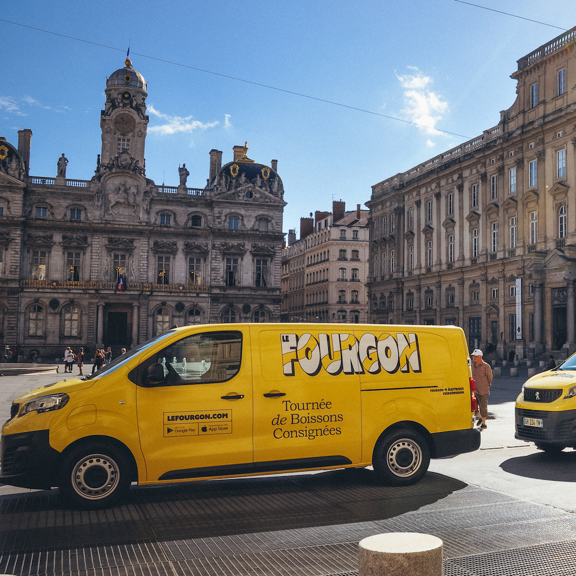 Le Fourgon, le nouveau service de livraison de boissons consignées arrive à  Lyon et ses environs